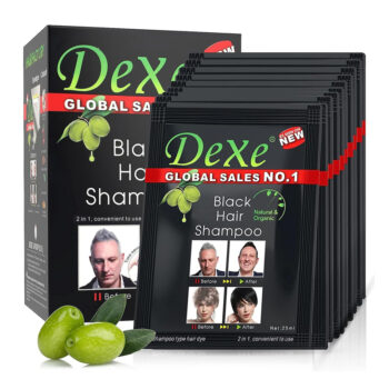 Dexe Black Hair Shampoo 10 Pack Sachets